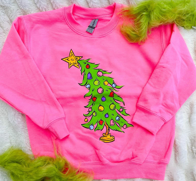 Who Christmas Tree Sweatshirt