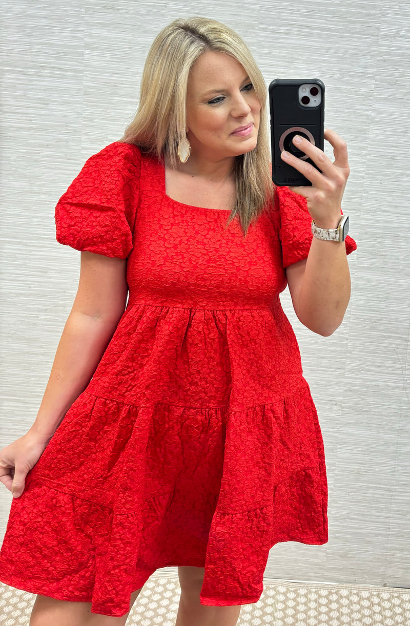 Red Beauty Belle Dress