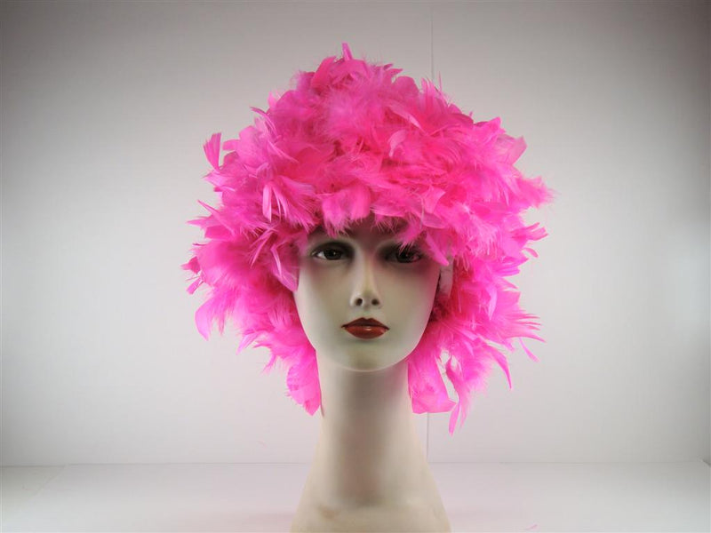 Solid Color Feather Wig