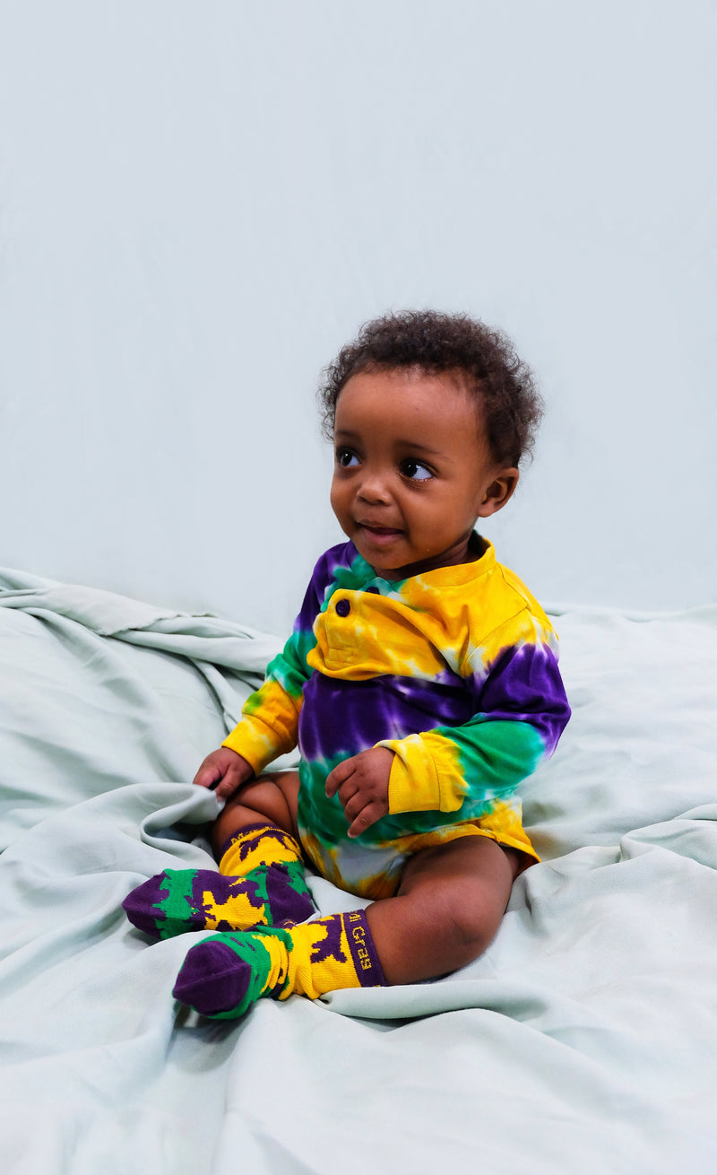 Tie Dye Wave Infant Onesie Long Sleeve