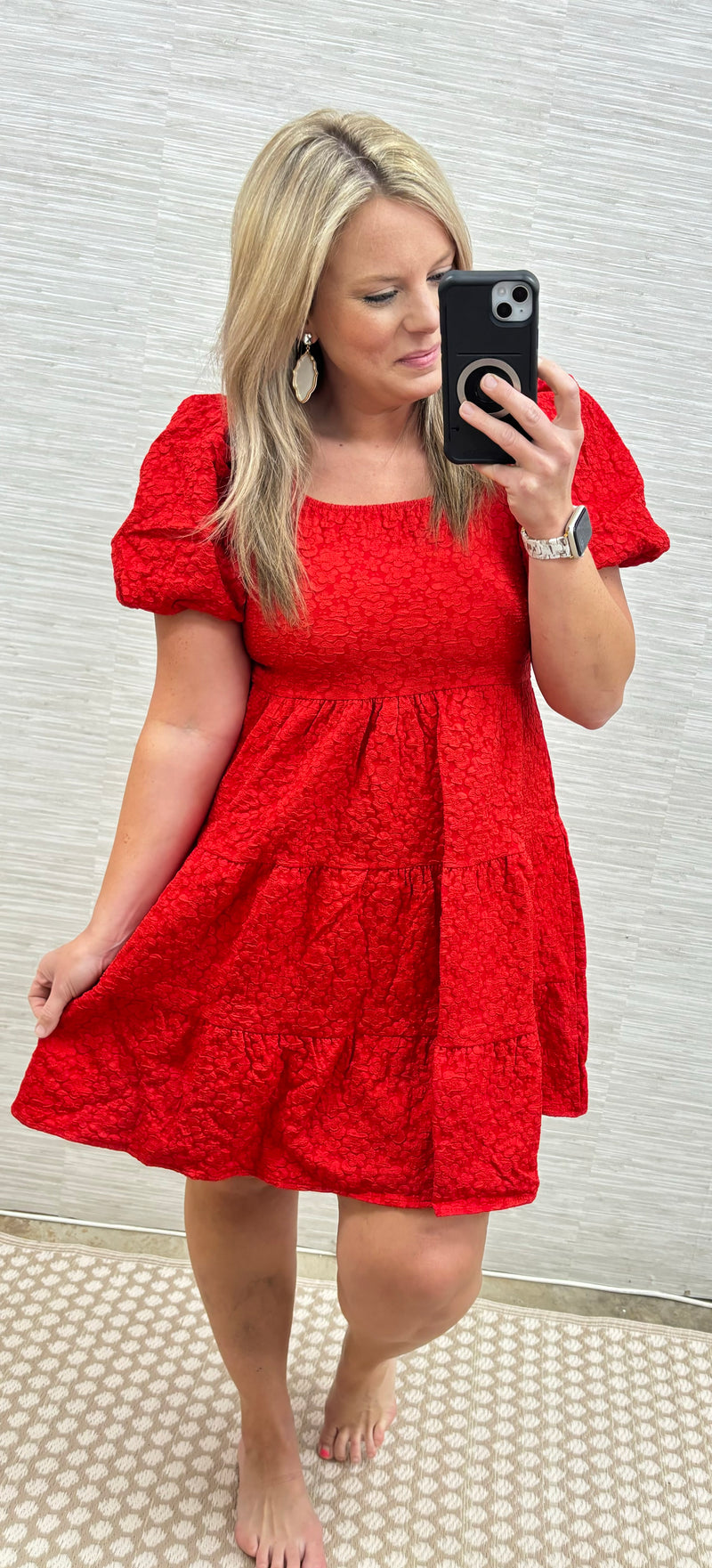 Red Beauty Belle Dress