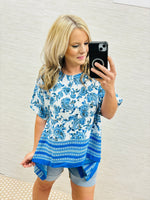 Blue Meadows Blouse