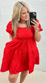 Red Beauty Belle Dress