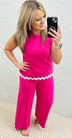 Hot Pink Ric Rac SET