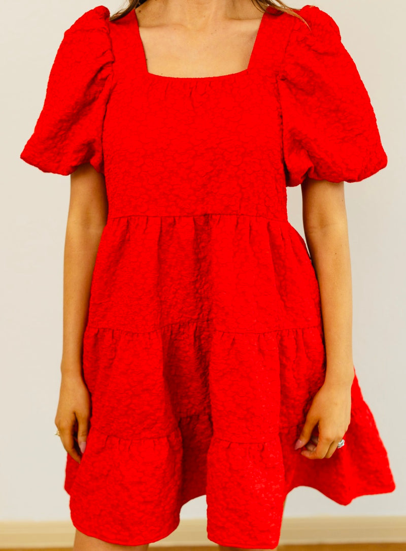 Red Beauty Belle Dress