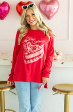 Preorder Kiss Cake Microfleece Sweatshirt