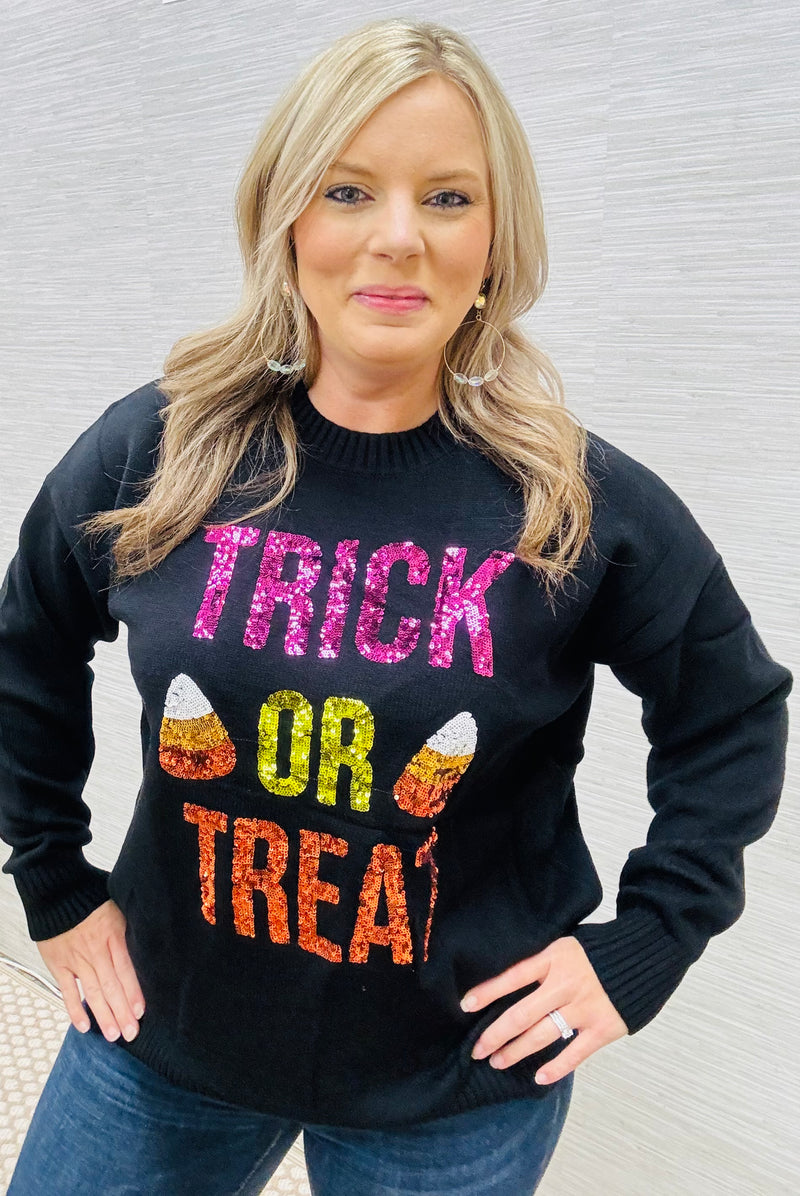 Trick or Treat Halloween Sweater