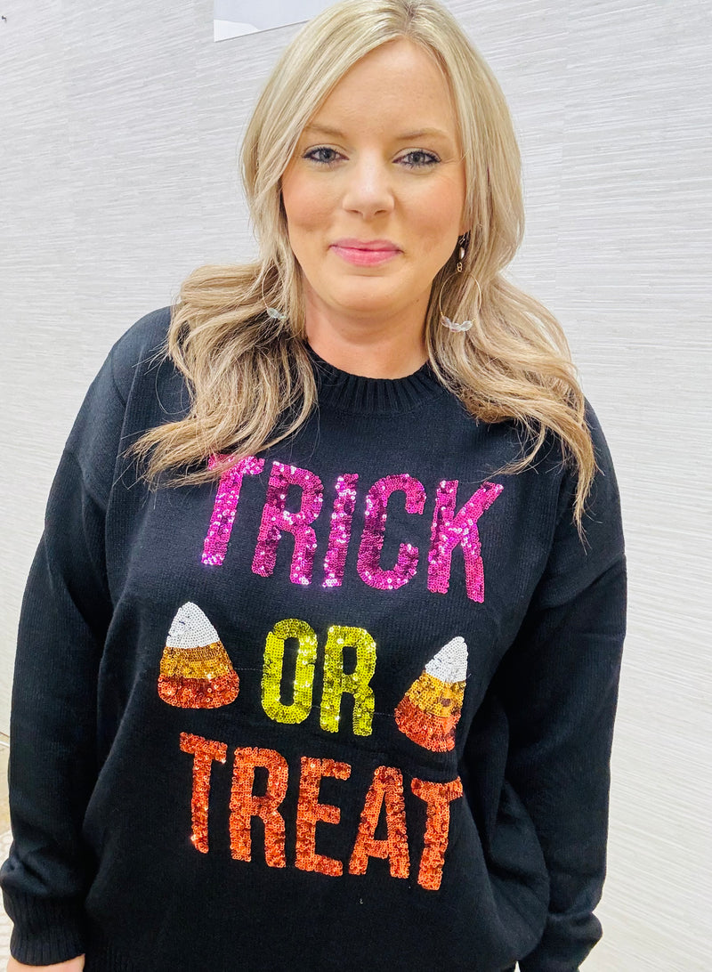 Trick or Treat Halloween Sweater