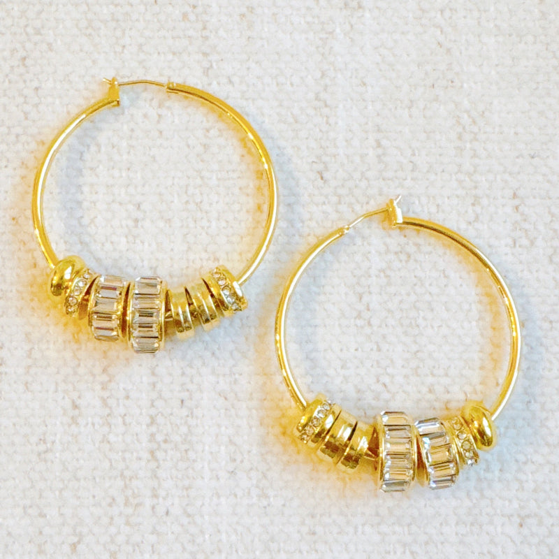 Glam Eden Hoop Earrings