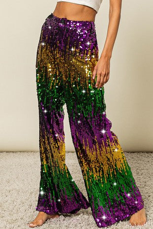 Pre Order Mardi Grad Sequin Pants