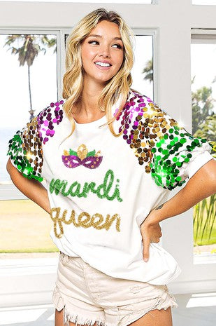 Pre Order Mardi Gras Blouse