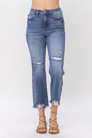 JB Cropped Straight Denim