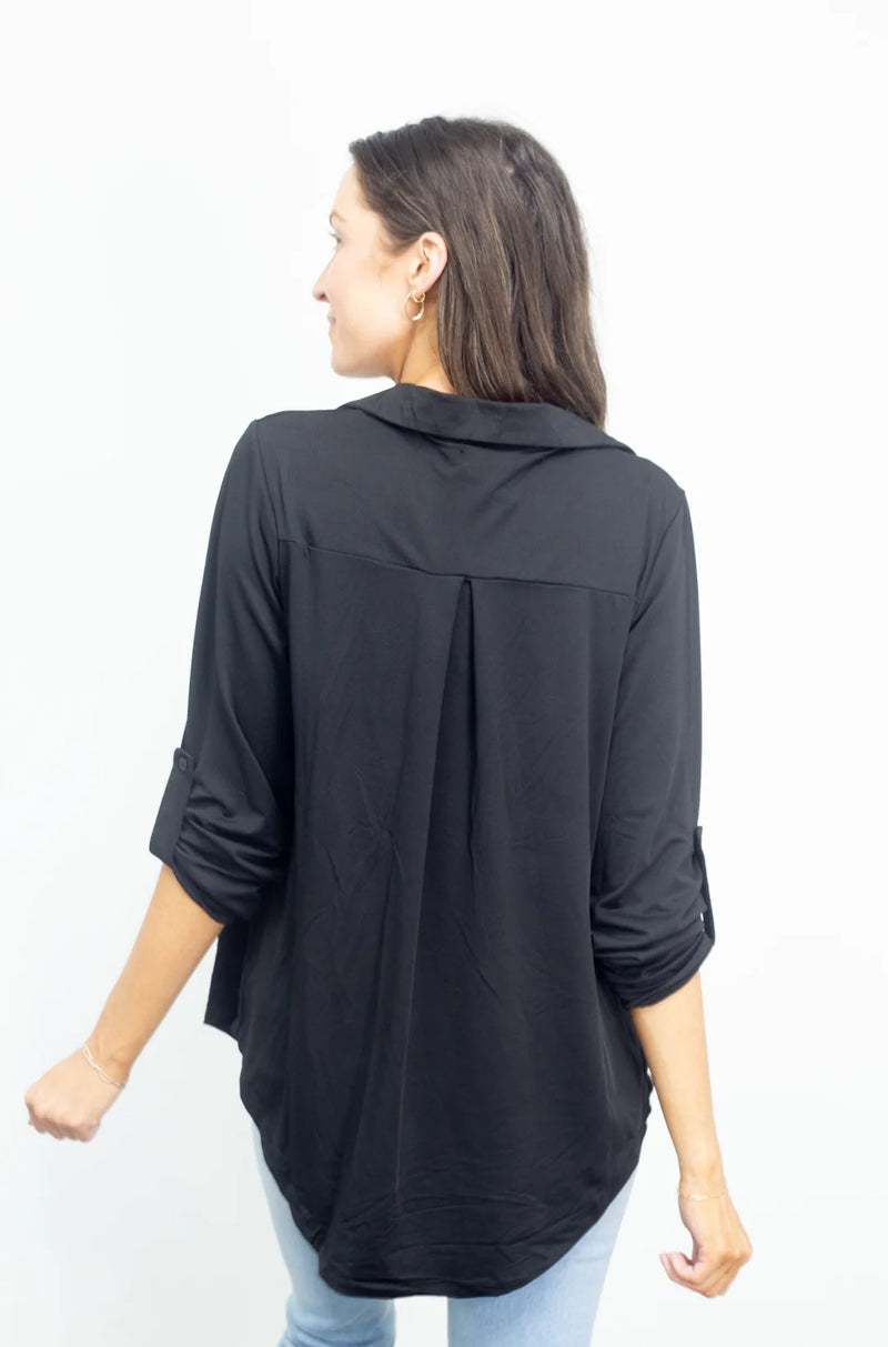 Gemma Black Blouse