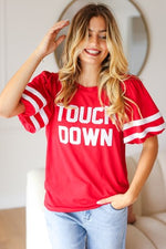 Red - Touch Down Blouse