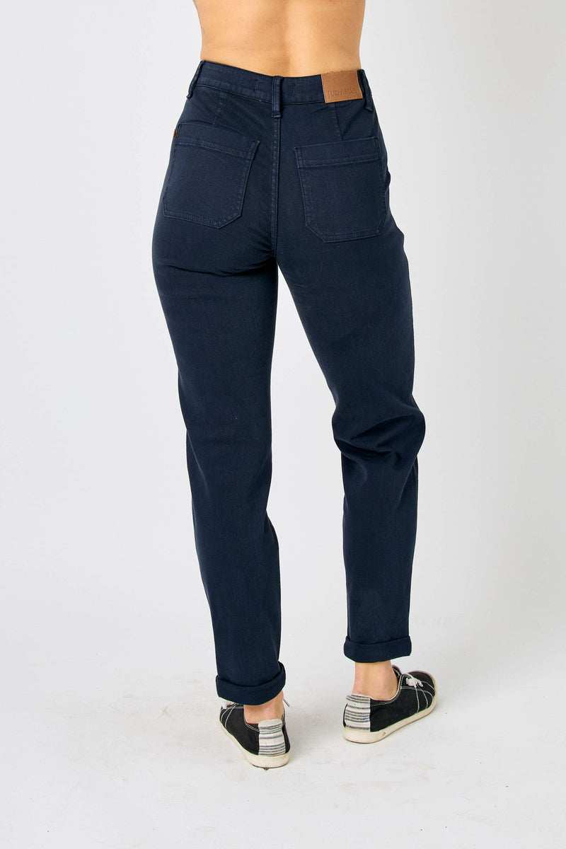 Navy Garment Dyed Jogger