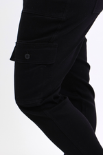 Black Cargo Joggers Judy Blue