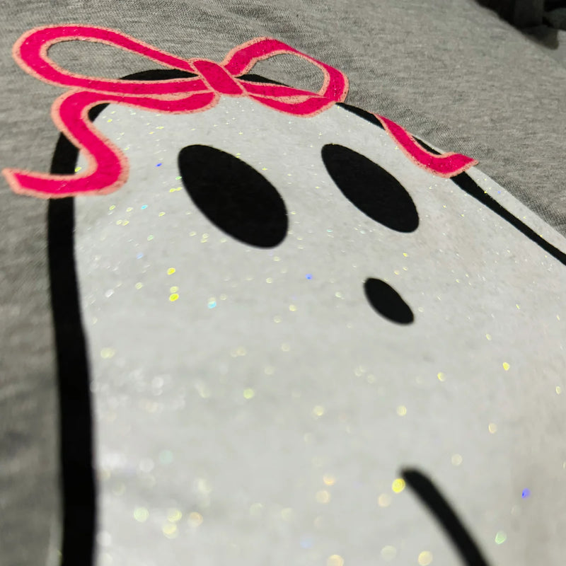 Glitter Ghost Girl Tee