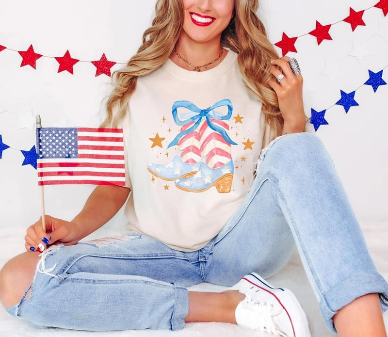 July Boots of Freedom Tee