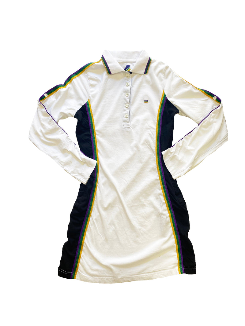 White Lurex Adult Dress