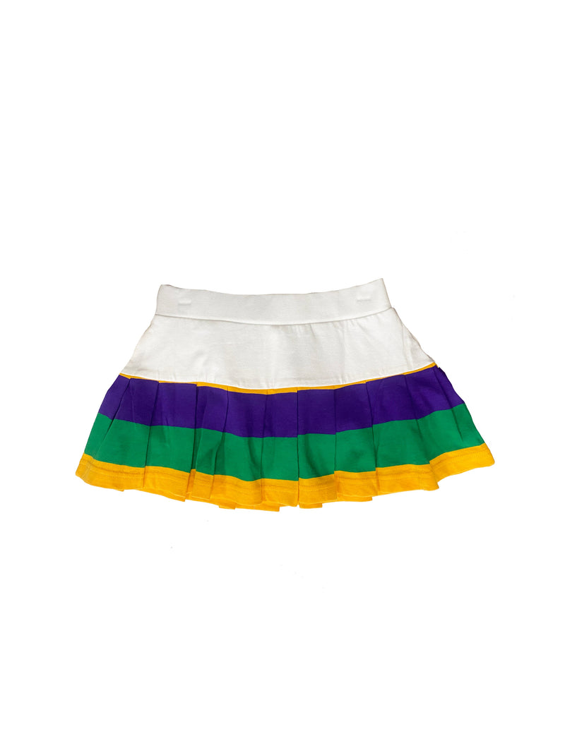 Skorts Youth Pleated - White