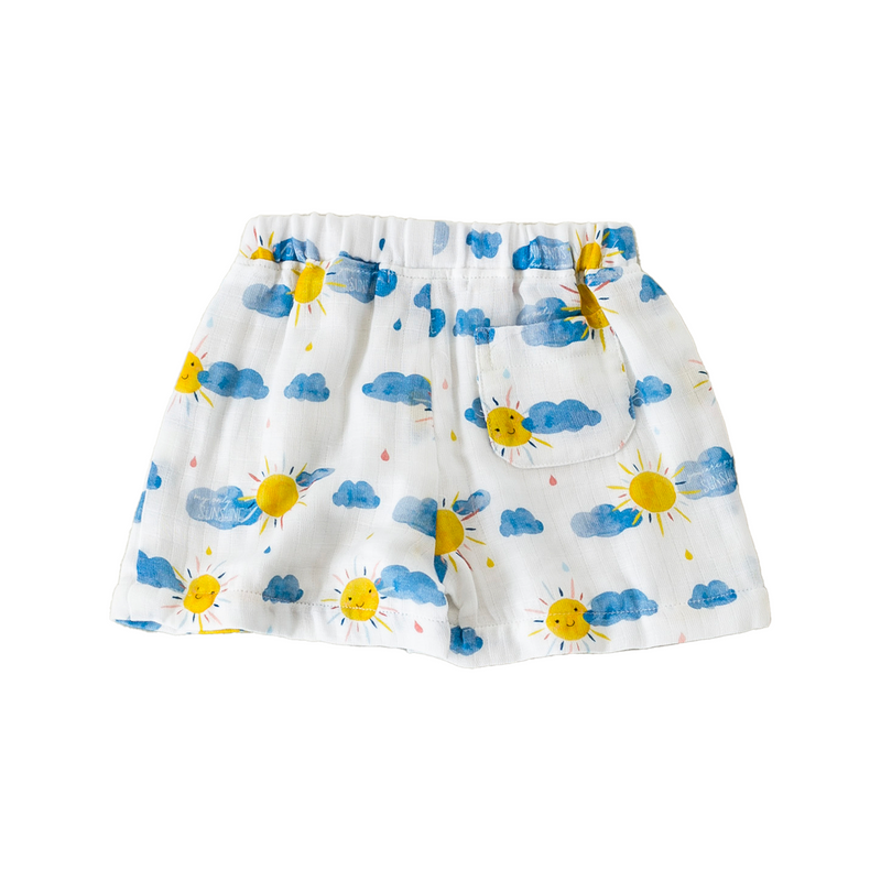 You Are My Sunshine Organic Muslin Shorts