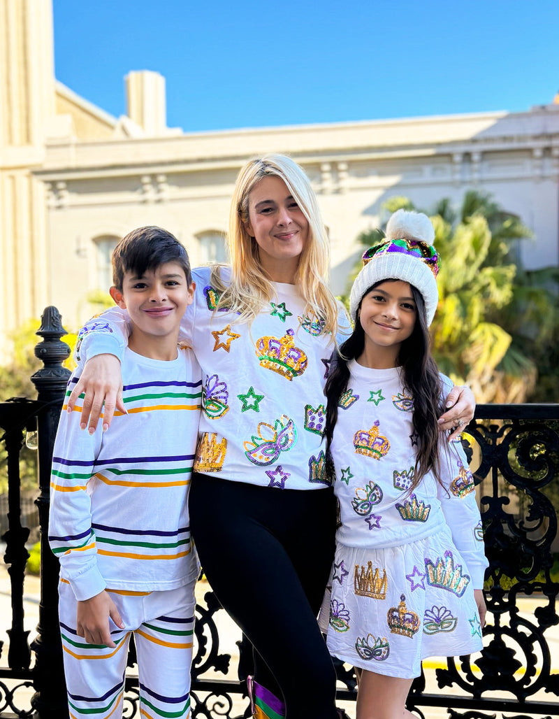 Junior Crown Skort - White