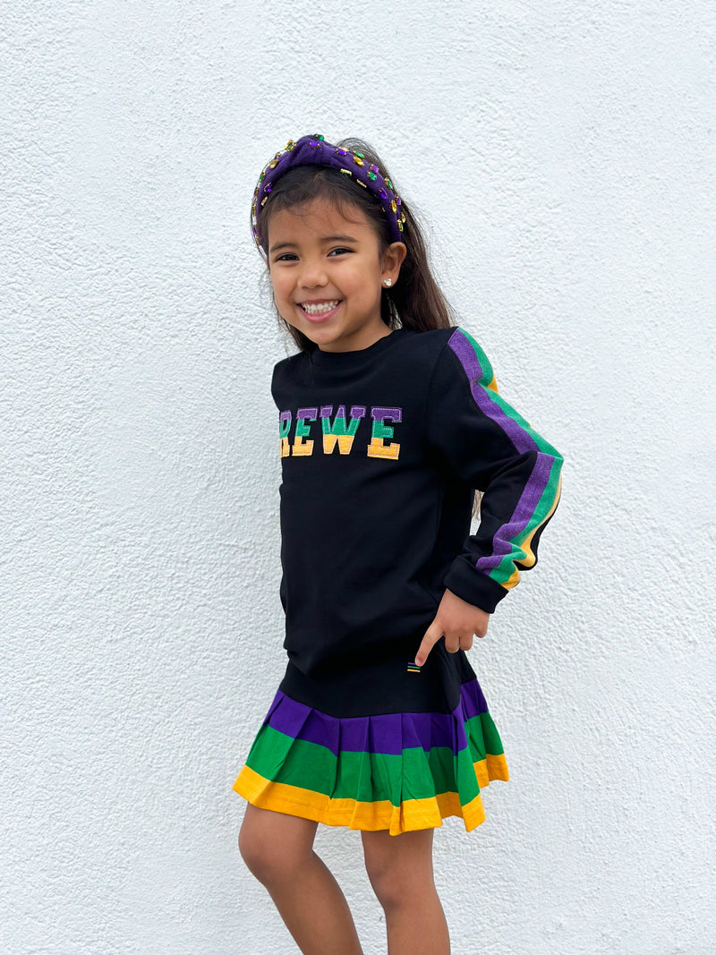 Skorts Youth Pleated - Black