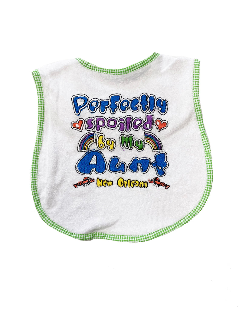 "Spoiled By My Aunt" Baby Bib
