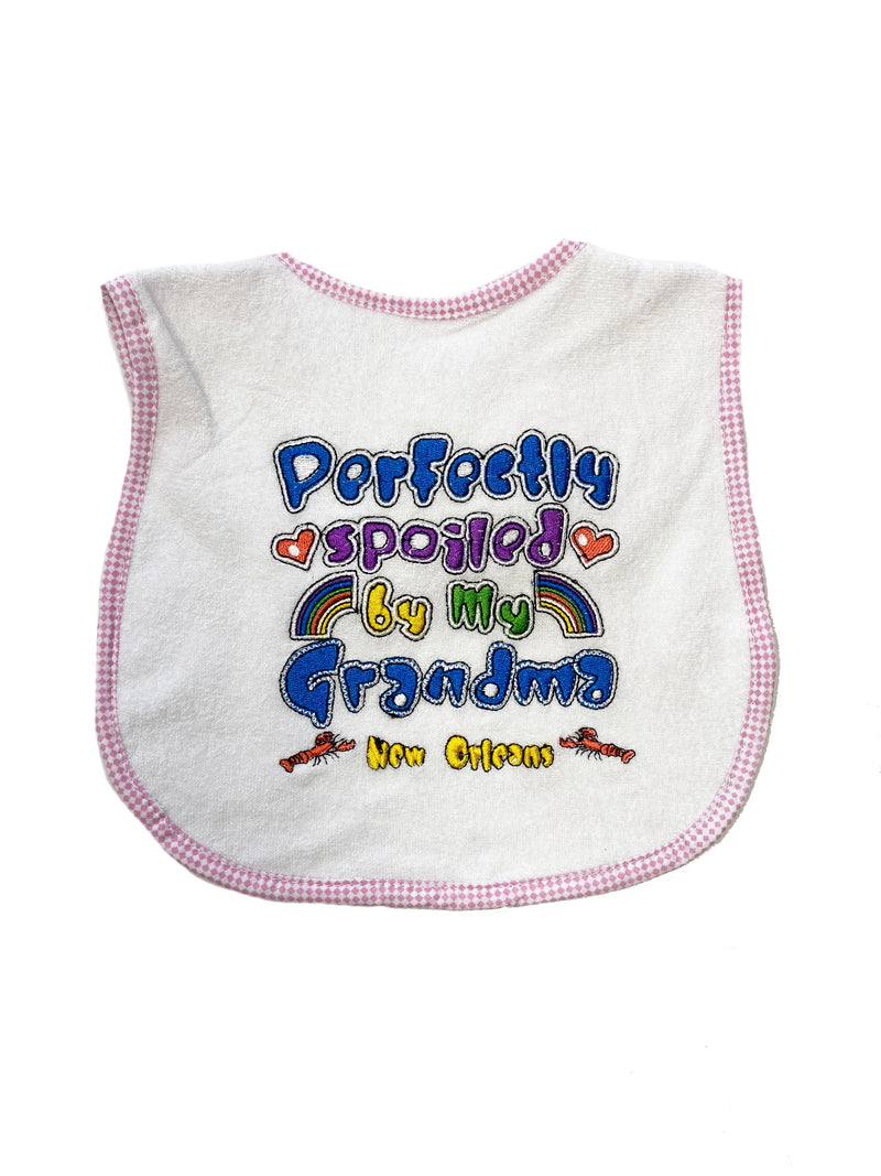 "Spoiled By My Grandma" Baby Bib