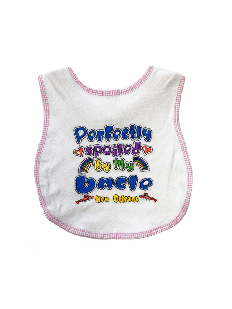 "Spoiled By My Uncle" Baby Bib