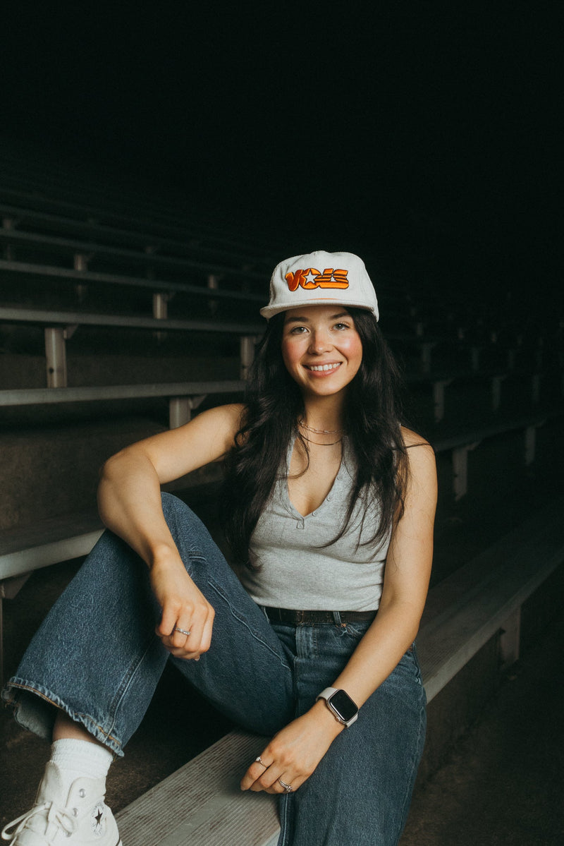 Corduroy White Vols Star