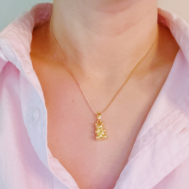 My Dear Bear Pendant Necklace