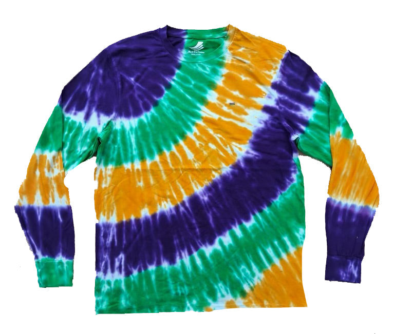 Tie Dye Wave Adult Long Sleeve