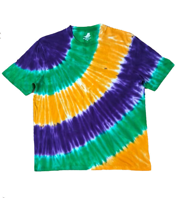 Tie Dye Wave Adult Short Sleeve