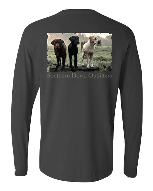 Three Dogs LS Tee