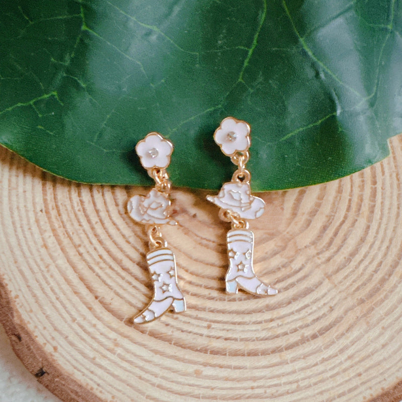 Yee-haw Boot Dangle Earrings