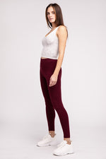 Premium Cotton Full-Length Leggings