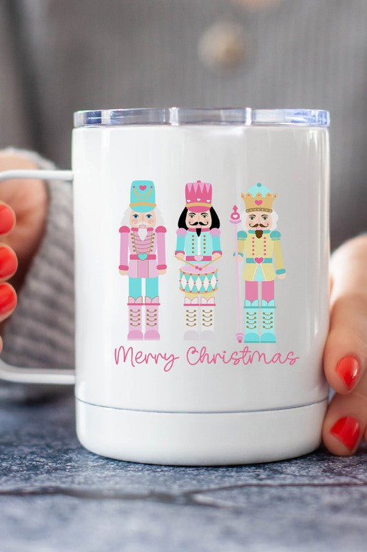 Merry Christmas Nutcracker Travel Cup