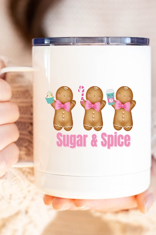 Christams Sugar Spice Gingerbreads Travel Cup