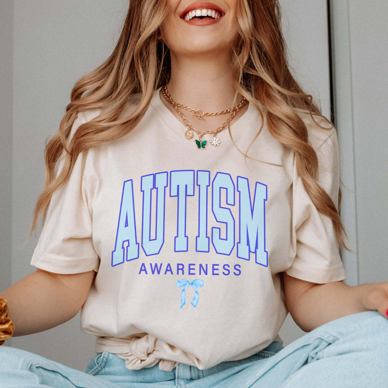 Autism Awareness Bow Tee
