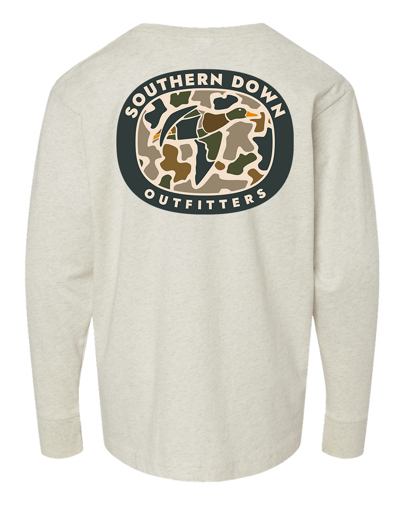 Duck Camo Youth LS Tee