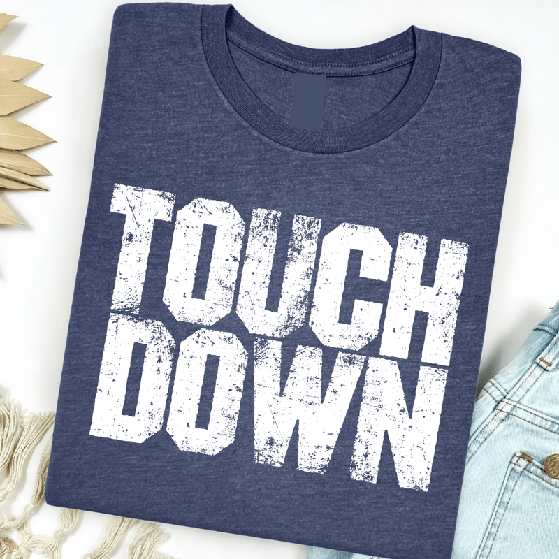 Touch Down Distressed Graphic Tee