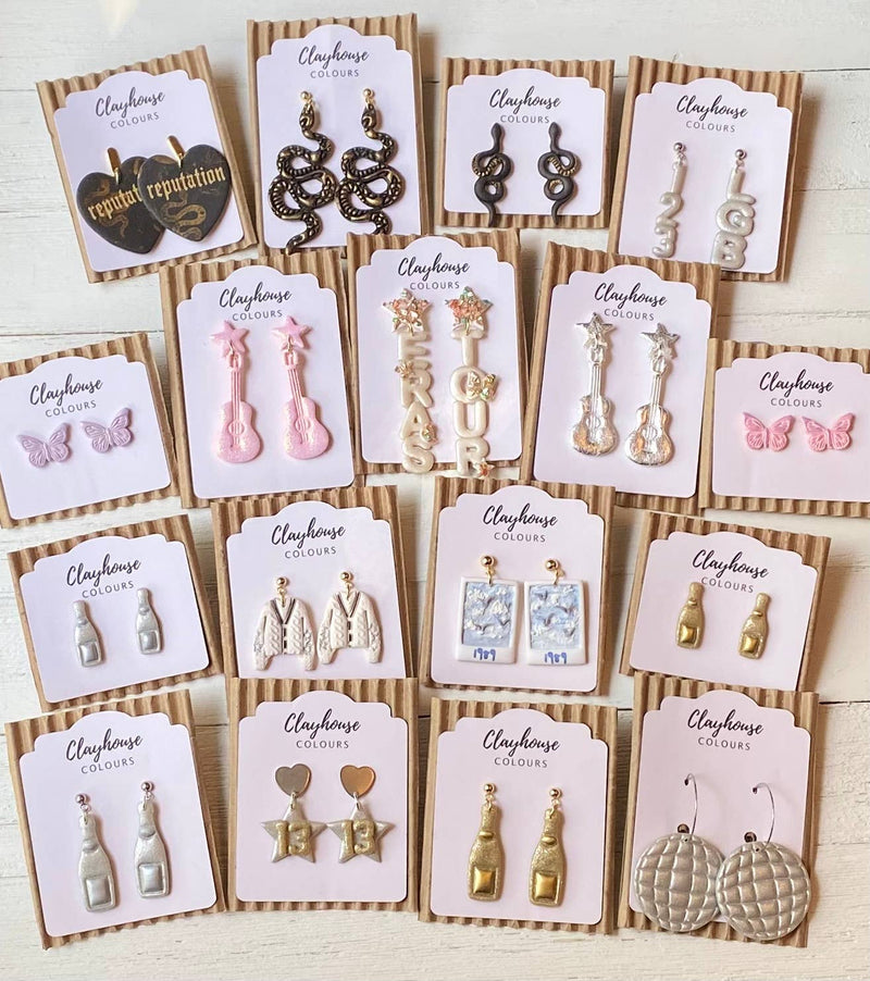 Taylor Swift Inspired Collection | Swiftie Earrings: Cardigan