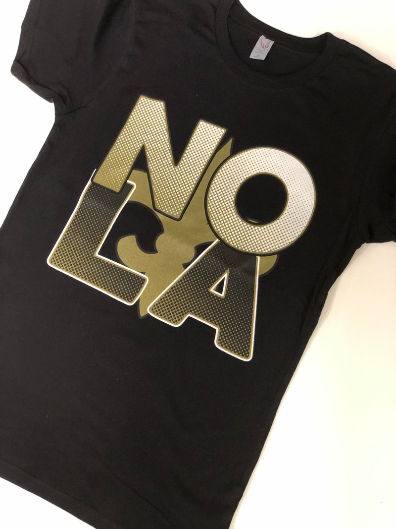 NOLA w/ Fleur De Lis T-shirt