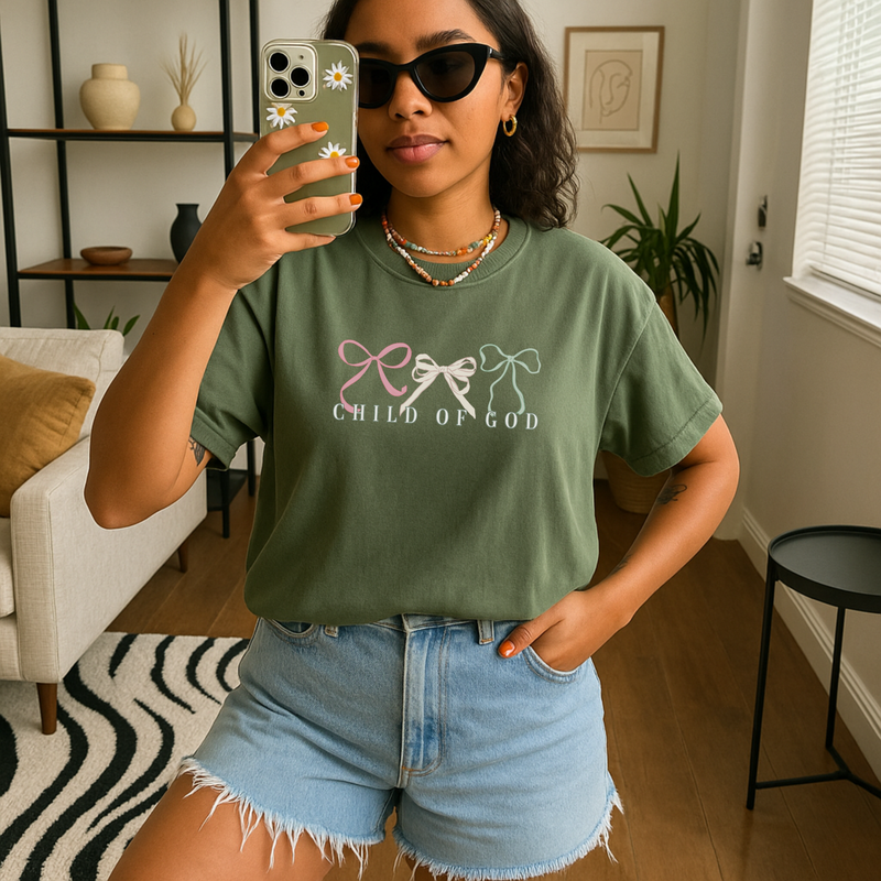 Child of God Bow Graphic Tee