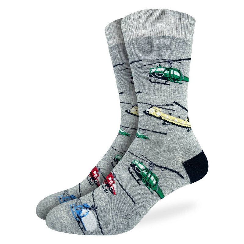 Men's Big & Tall Helicopter Socks