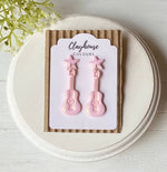 Taylor Swift Inspired Collection | Swiftie Earrings: Pink Guitar
