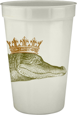King Gator Mardi Gras Cups