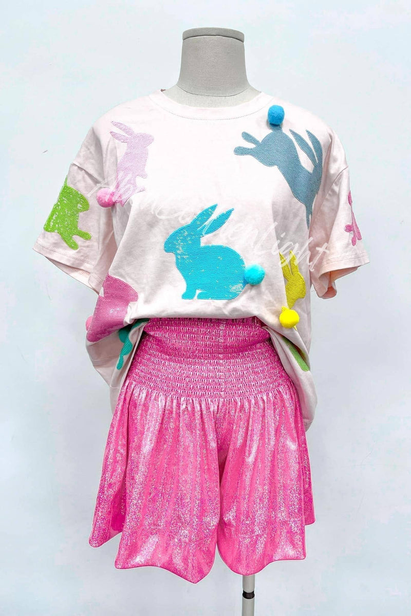 Easter Bunny Sequin Shimmer T-Shirt